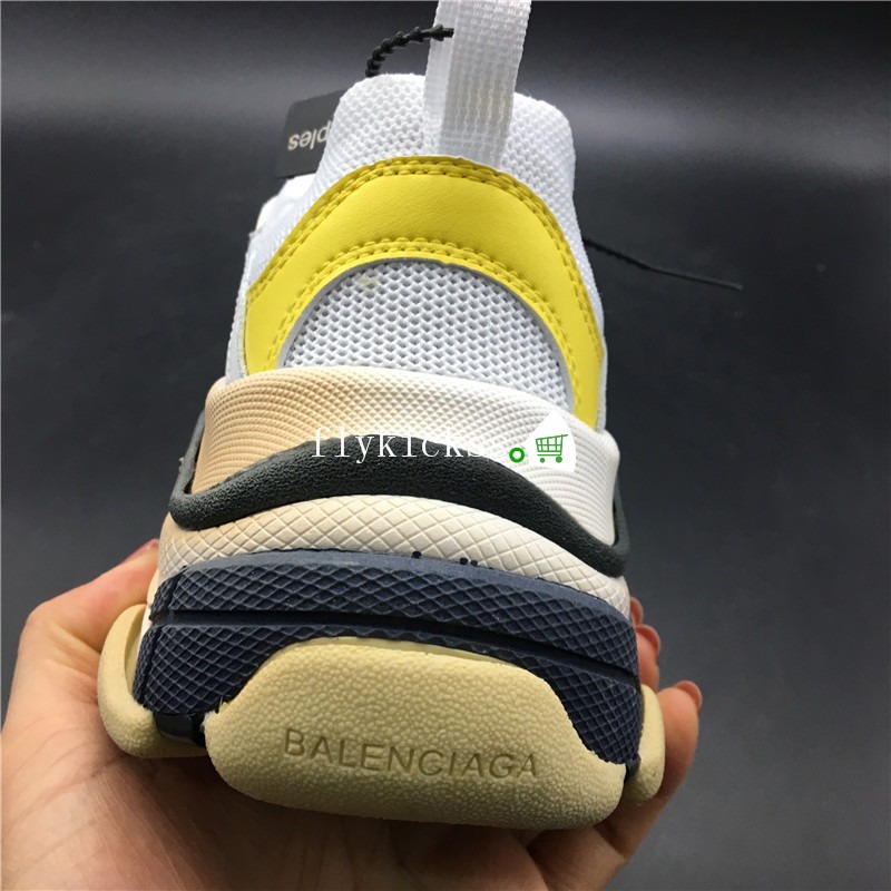 Balenciaga Triple S Fall Winter Sneaker Yellow White Black